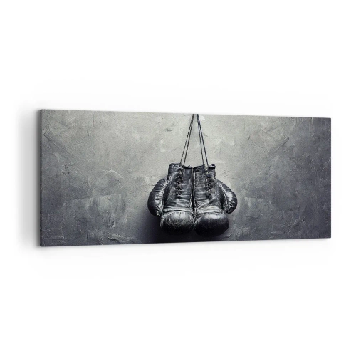 Schilderen op canvas - Tijd van strijd en Tijd van vrede - 120x50 cm