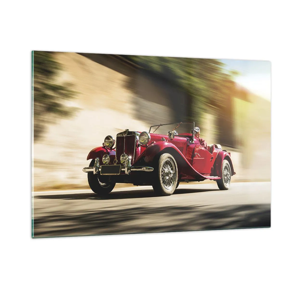 Schilderen op glas - Mooier dan Nike van Samothrace - 120x80 cm