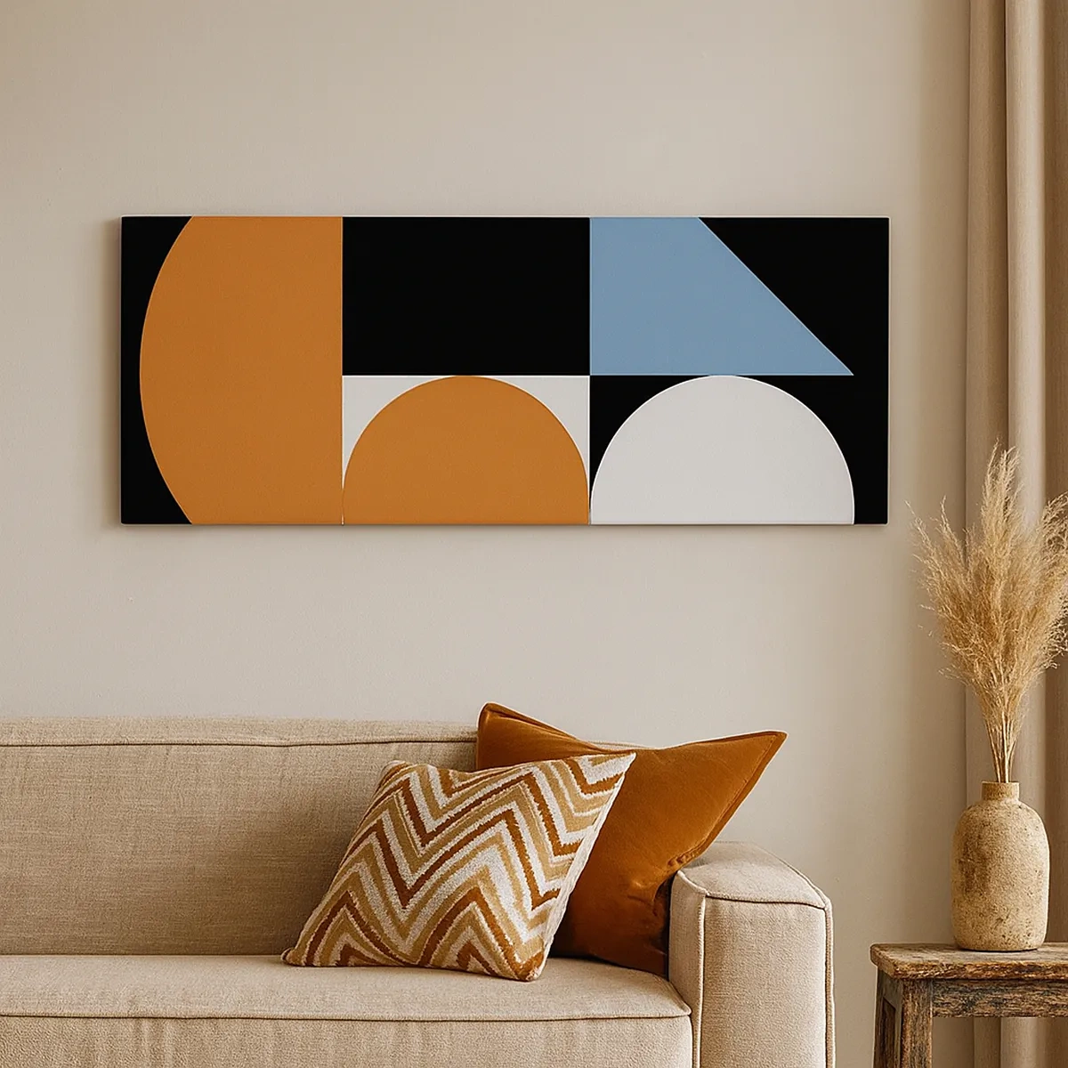 Schilderen op canvas - Dacht lay-out - 30x30 cm