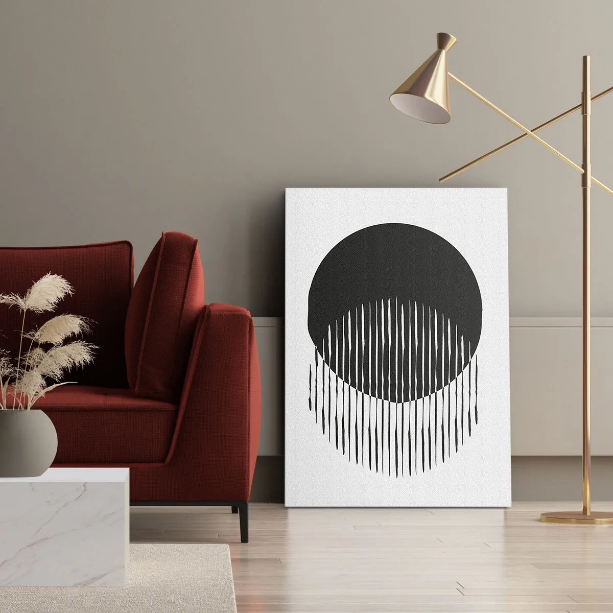 Schilderen op canvas - Zijn alter ego - 80x120 cm