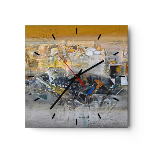 Wandklok - Klok - Alles komt goed - 40x40 cm