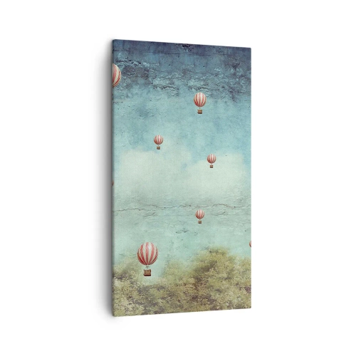 Schilderen op canvas - Vrij van de drukte van het leven - 45x80 cm