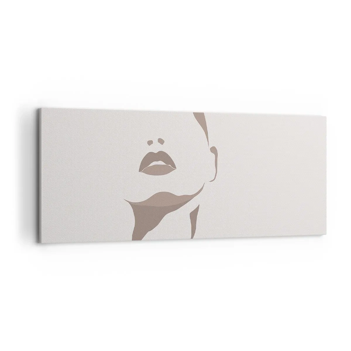 Schilderen op canvas - Gemaakt van licht en schaduw - 120x50 cm