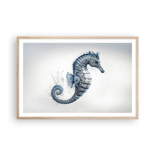 Een poster in een licht eiken lijst - Een subtiele grap van de natuur - 91x61 cm