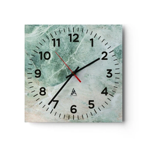 Wandklok - Klok - De nobele kou van steen - 40x40 cm