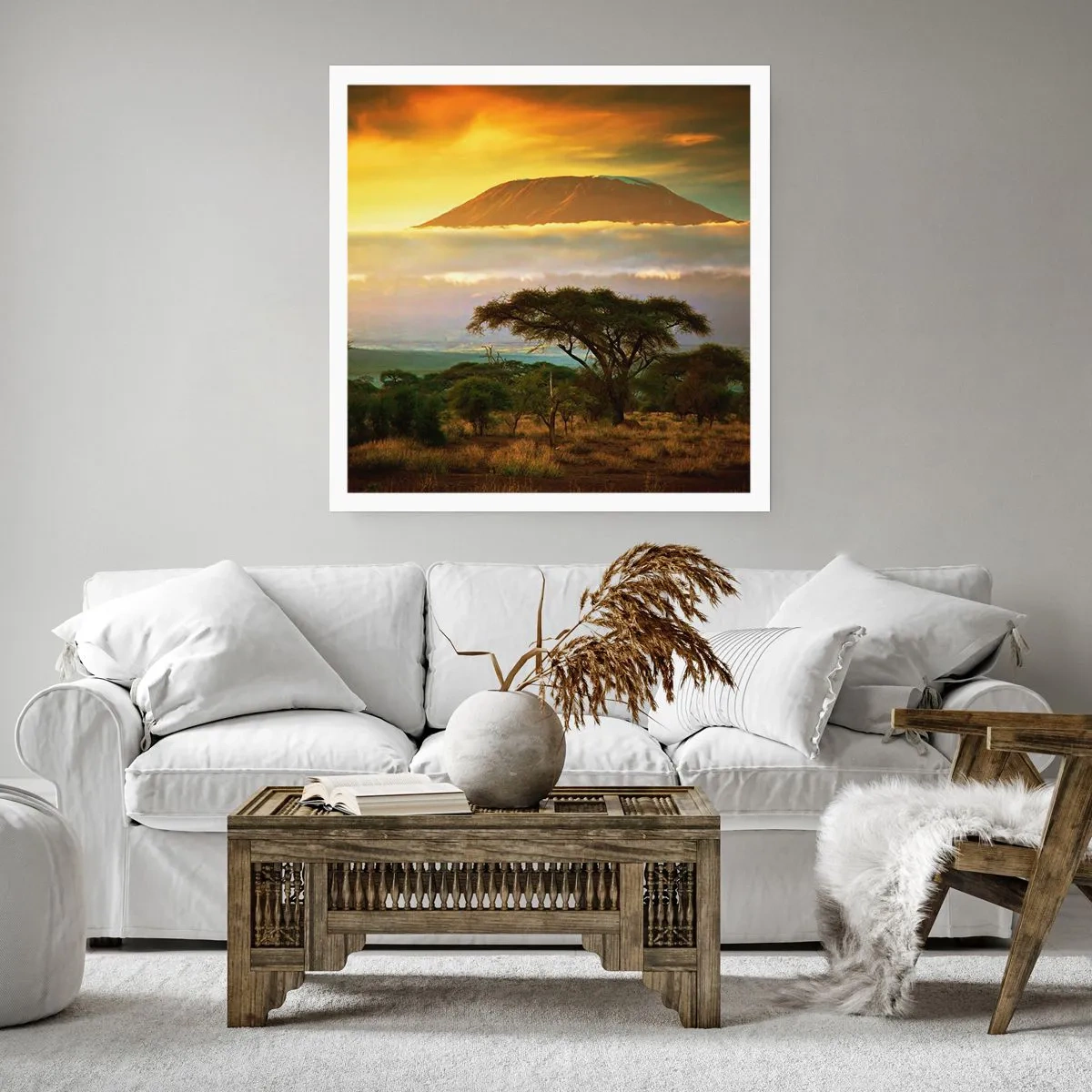 Poster - Een reizigersdroom - 60x60 cm