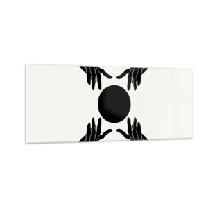 Schilderen op glas - Geheim teken - 100x40 cm