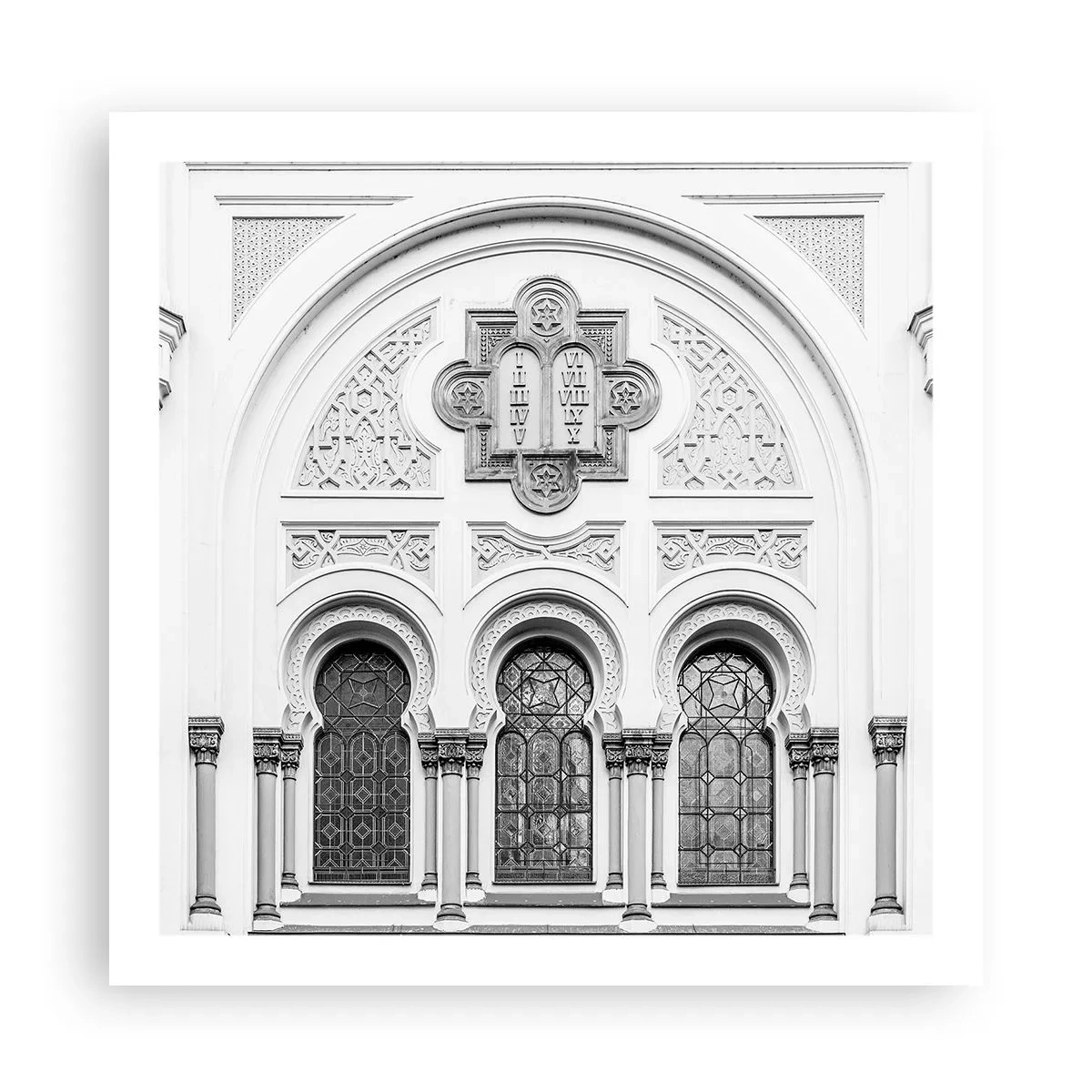 Poster - Op de grens van culturen - 60x60 cm