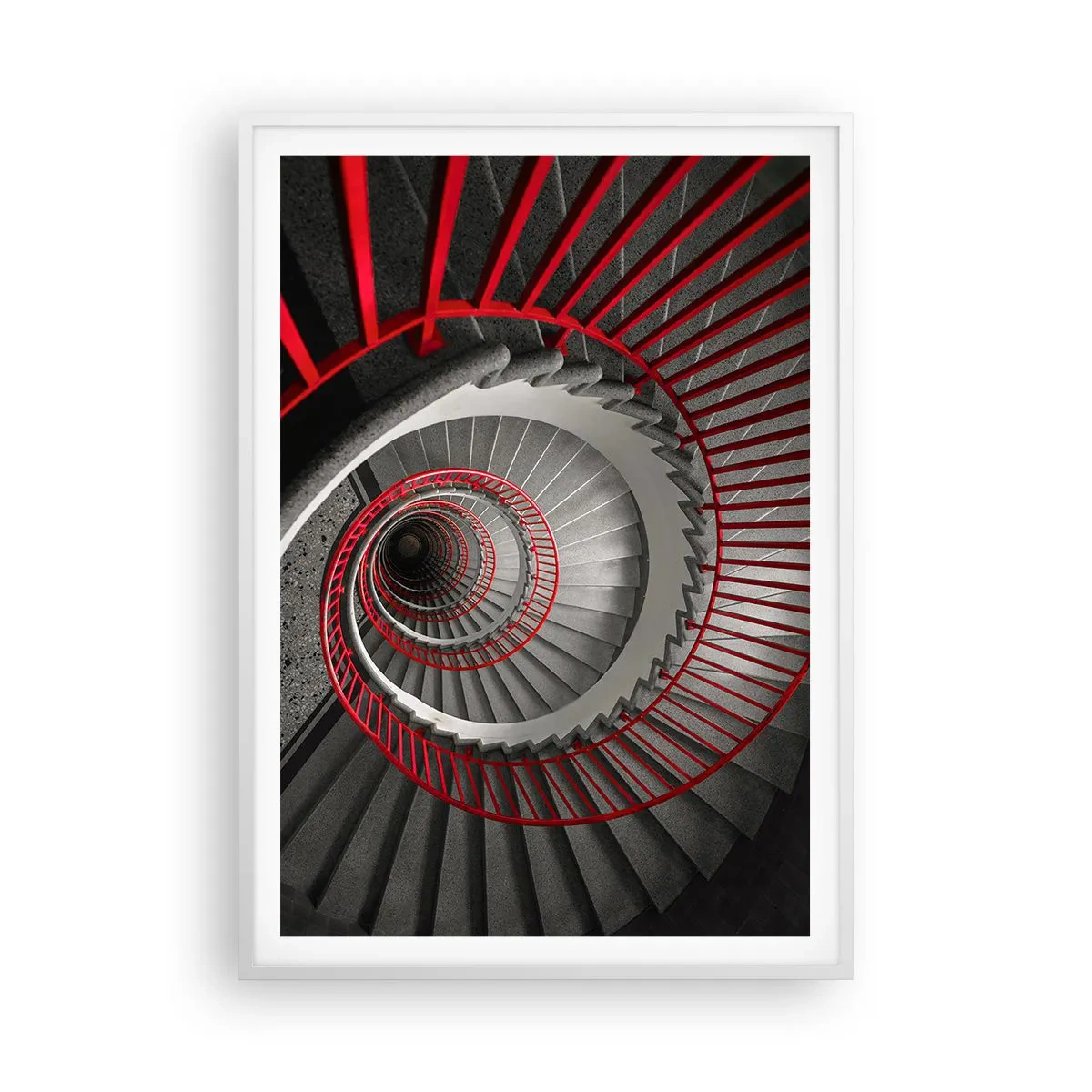 Poster in een witte lijst - Architectuur plezier - 70x100 cm