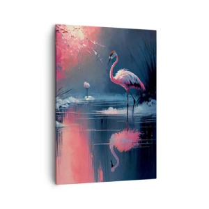 Schilderen op canvas - Een toevluchtsoord voor vogels - 50x70 cm