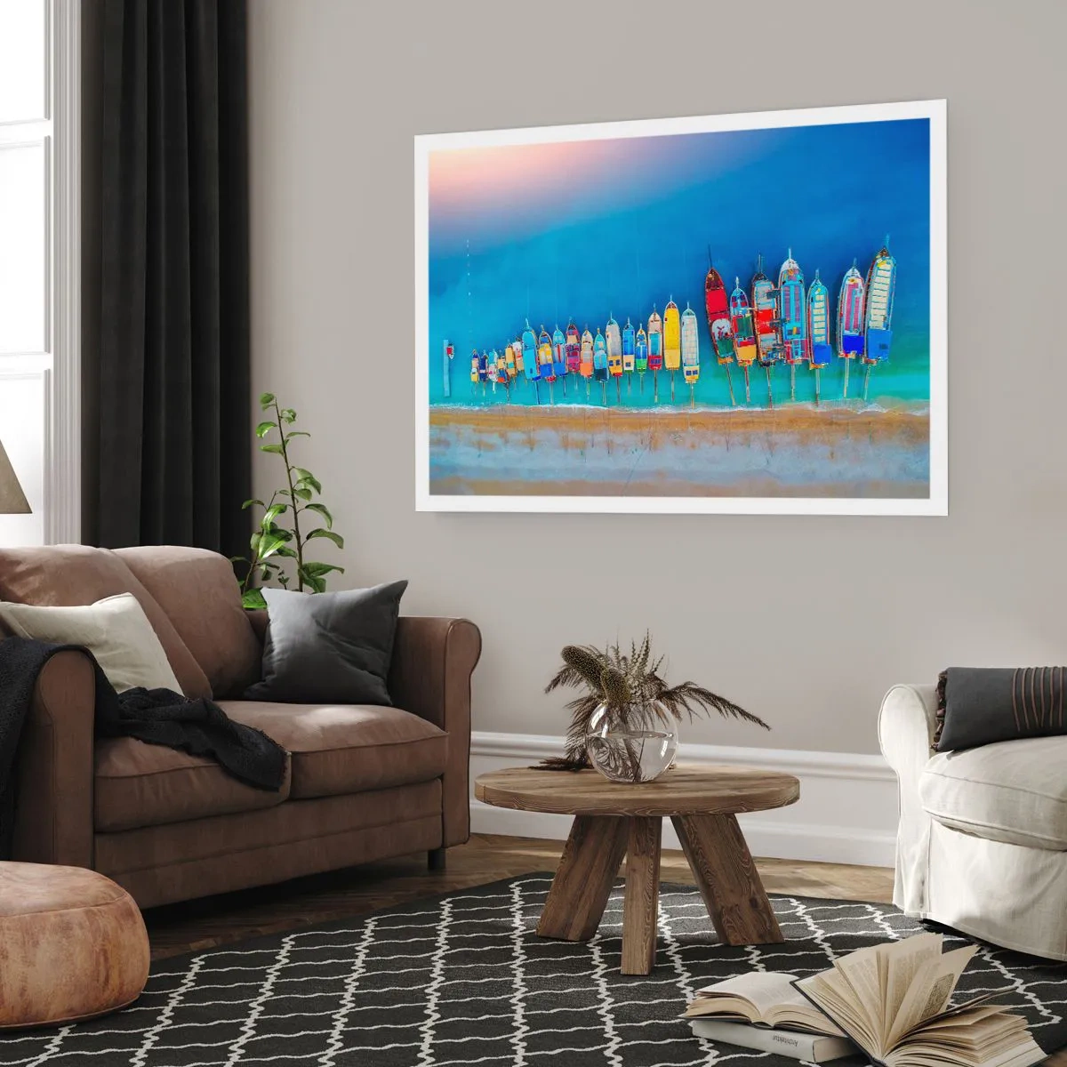 Poster - Vanuit vogelperspectief - 70x50 cm