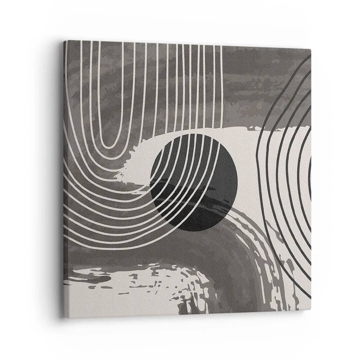 Schilderen op canvas - Het ovaal wint - 30x30 cm