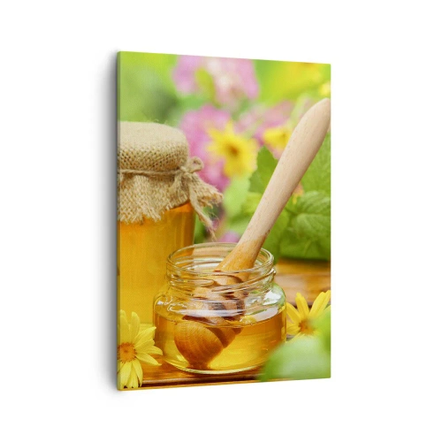 Schilderen op canvas - Zoet en bloemig - 50x70 cm