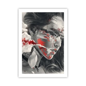 Poster - In de dampen van absurditeit - 50x70 cm