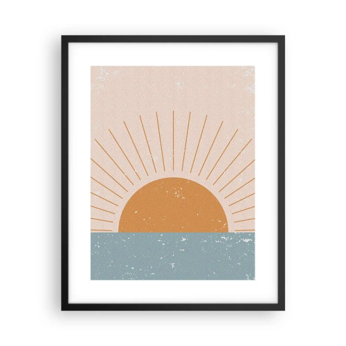 Poster in een zwarte lijst - Een dagelijks wonder - 40x50 cm