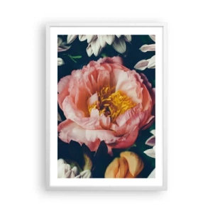 Poster in een witte lijst - Met barokke pracht - 50x70 cm