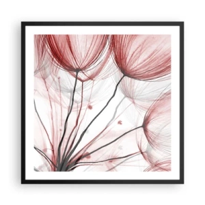 Poster in een zwarte lijst - Vóór het vertrek - 60x60 cm