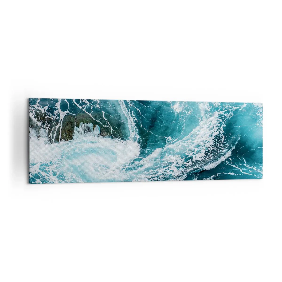 Schilderen op canvas - De poort naar het binnenste van de aarde - 160x50 cm