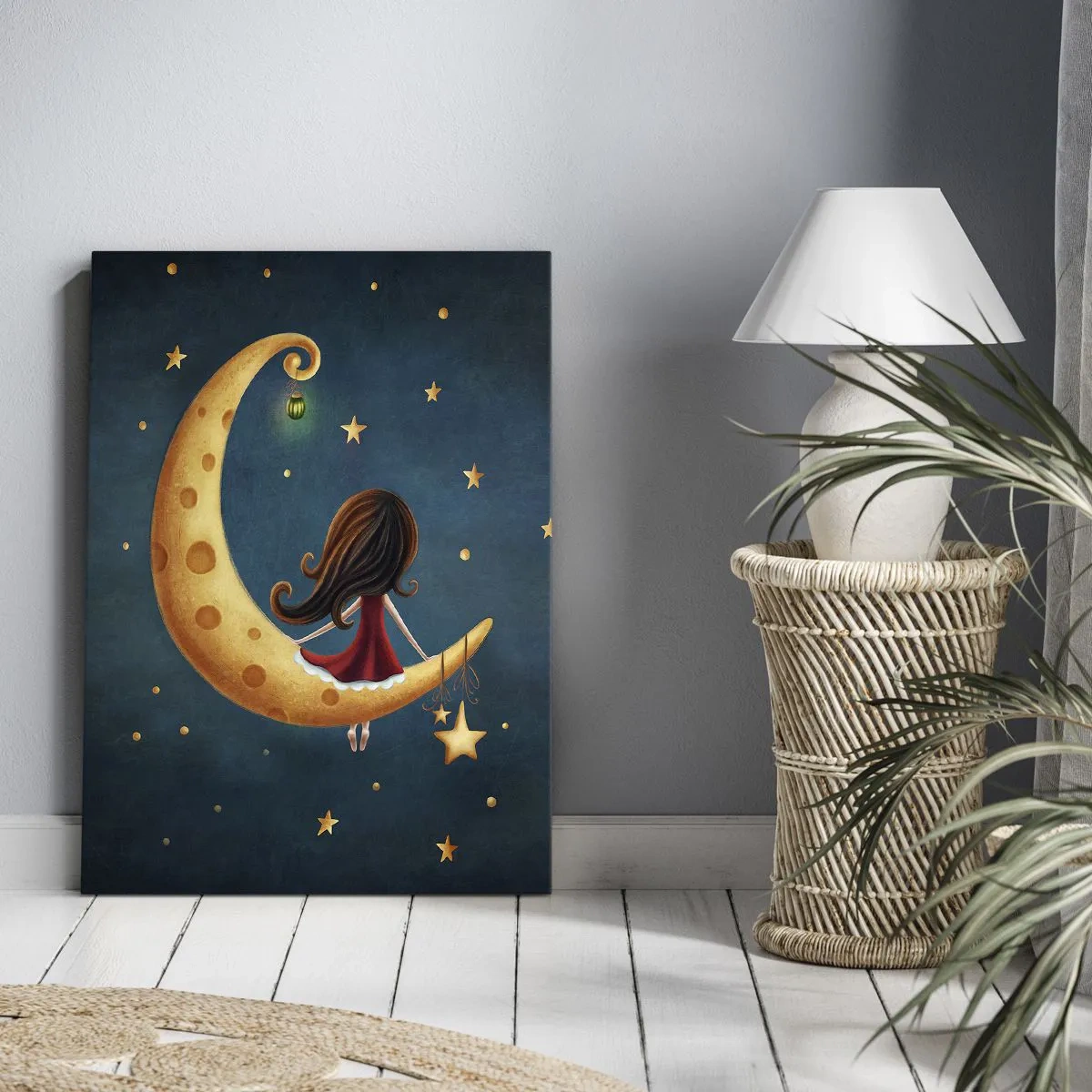 Schilderen op canvas - Een keer… - 50x70 cm