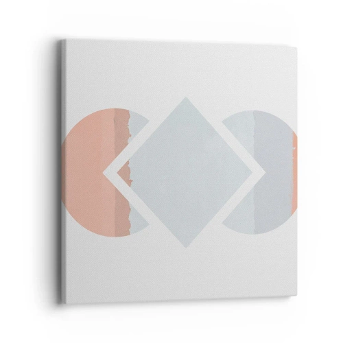 Schilderen op canvas - De situatie is duidelijk - 40x40 cm