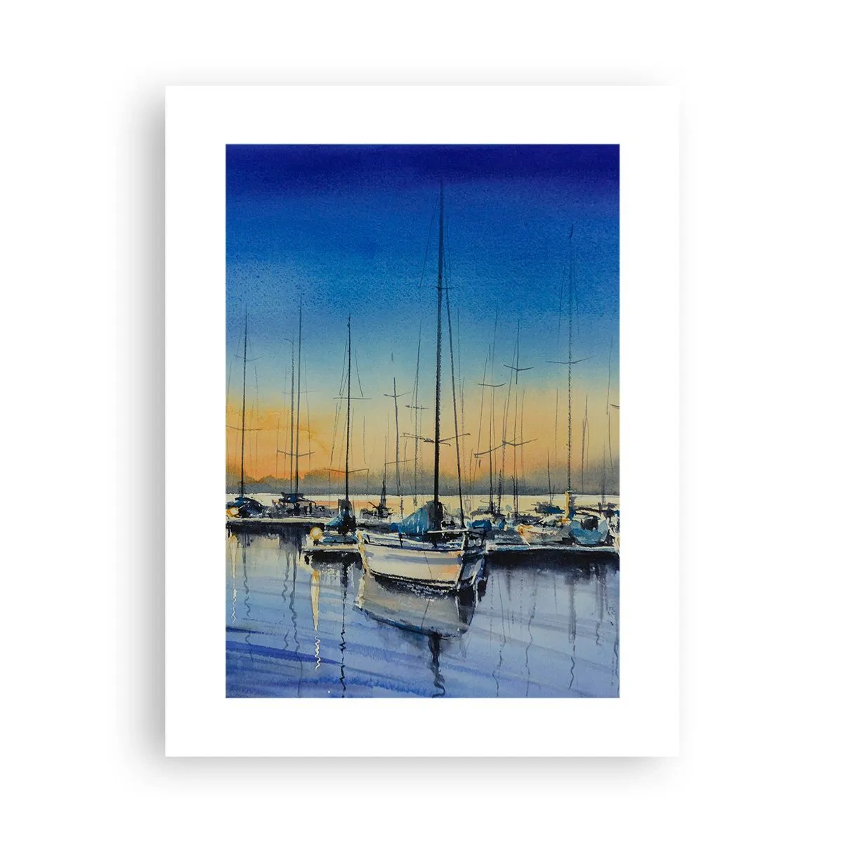 Poster - Einde van een goede dag - 30x40 cm