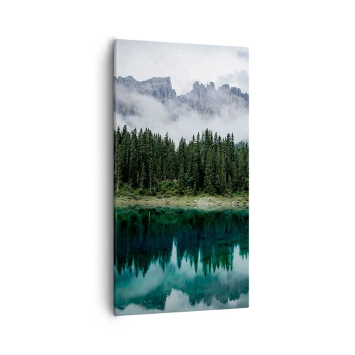 Schilderen op canvas - Stil, stil, laten we het drinkwater niet wakker maken... - 55x100 cm