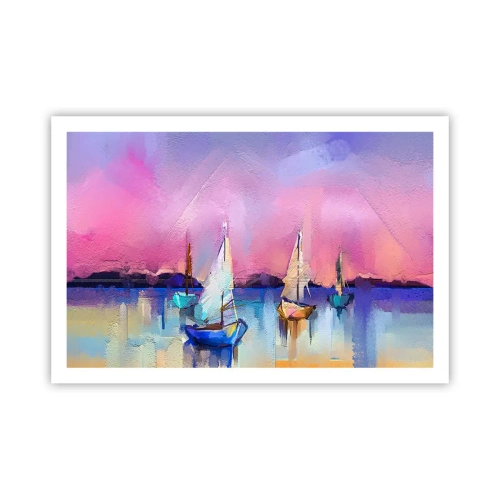 Poster - Richting: breed water - 91x61 cm