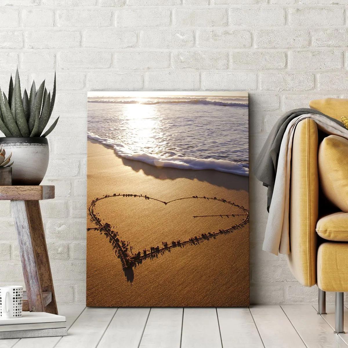 Schilderen op canvas - Vakantie bekentenis - 50x70 cm