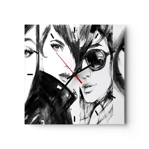 Wandklok - Klok - Schoonheid vermenigvuldigd - 30x30 cm