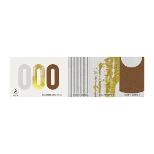 Fotobehang Monster Premium Sand - Oooo! - Abstractie, Deel, Modern patroon - 100x30 cm