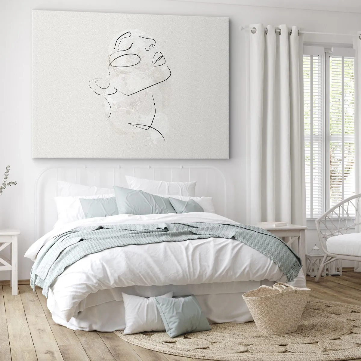 Schilderen op canvas - De omtrek van een droom - 120x80 cm