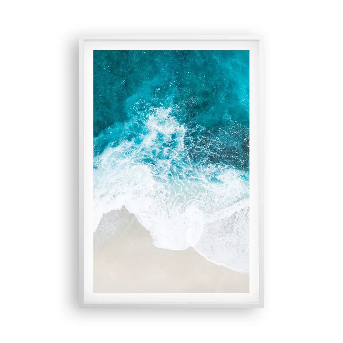 Poster in een witte lijst - Natuurlijke streling - 61x91 cm