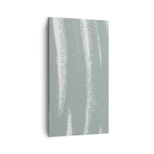 Schilderen op canvas - Abstractie in een winterklimaat - 45x80 cm