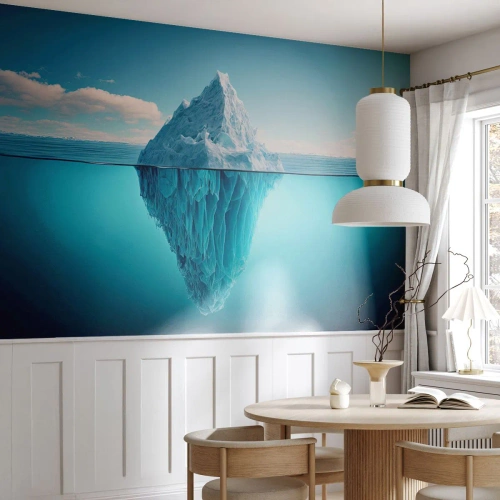 Fotobehang Premium Sand - Koningin van het ijs - Ijsberg, Water, Gletsjer - 400x280 cm