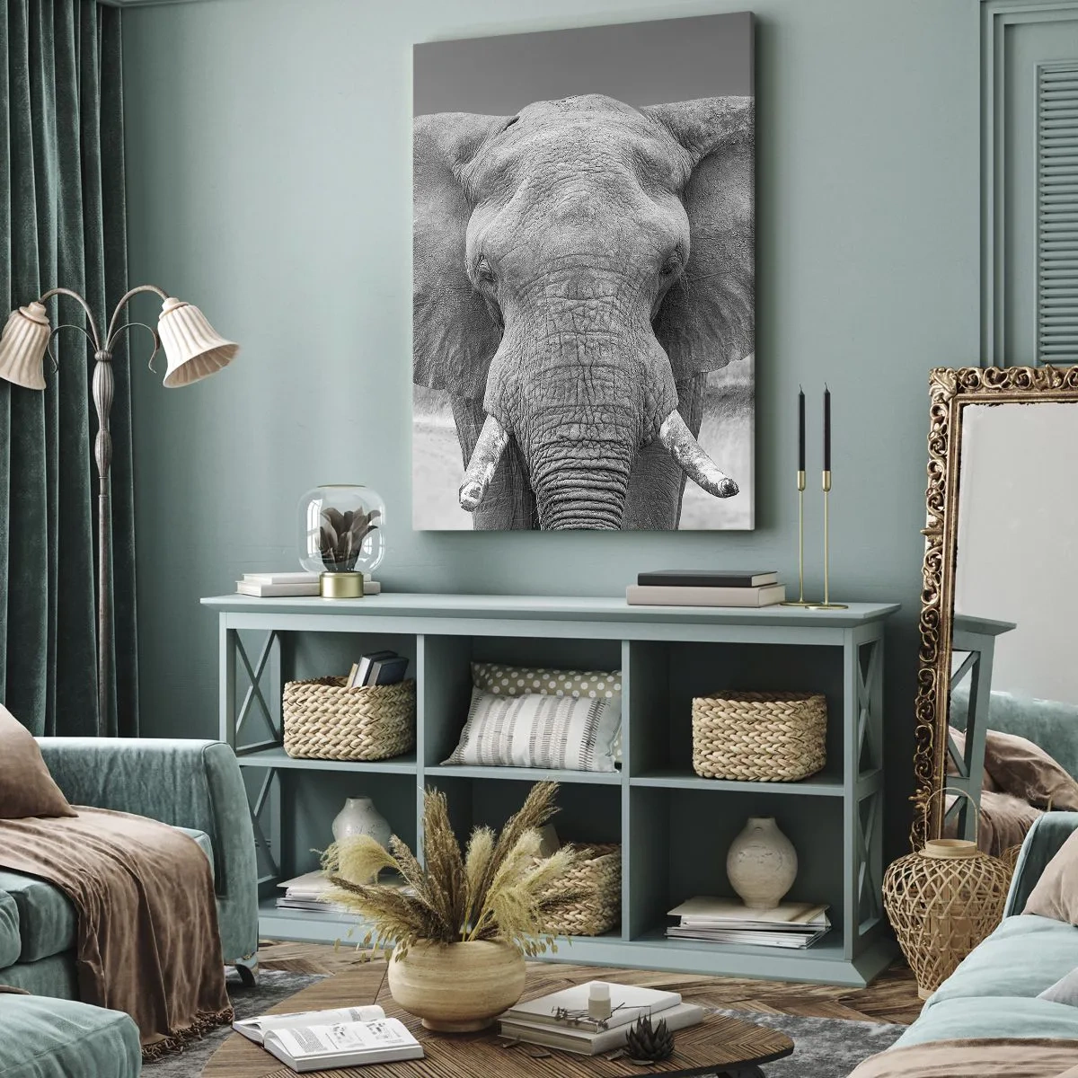 Schilderen op canvas - Welkom in mijn wereld - 80x120 cm