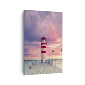 Schilderen op canvas - Het is tijd naar de haven te gaan - 80x120 cm