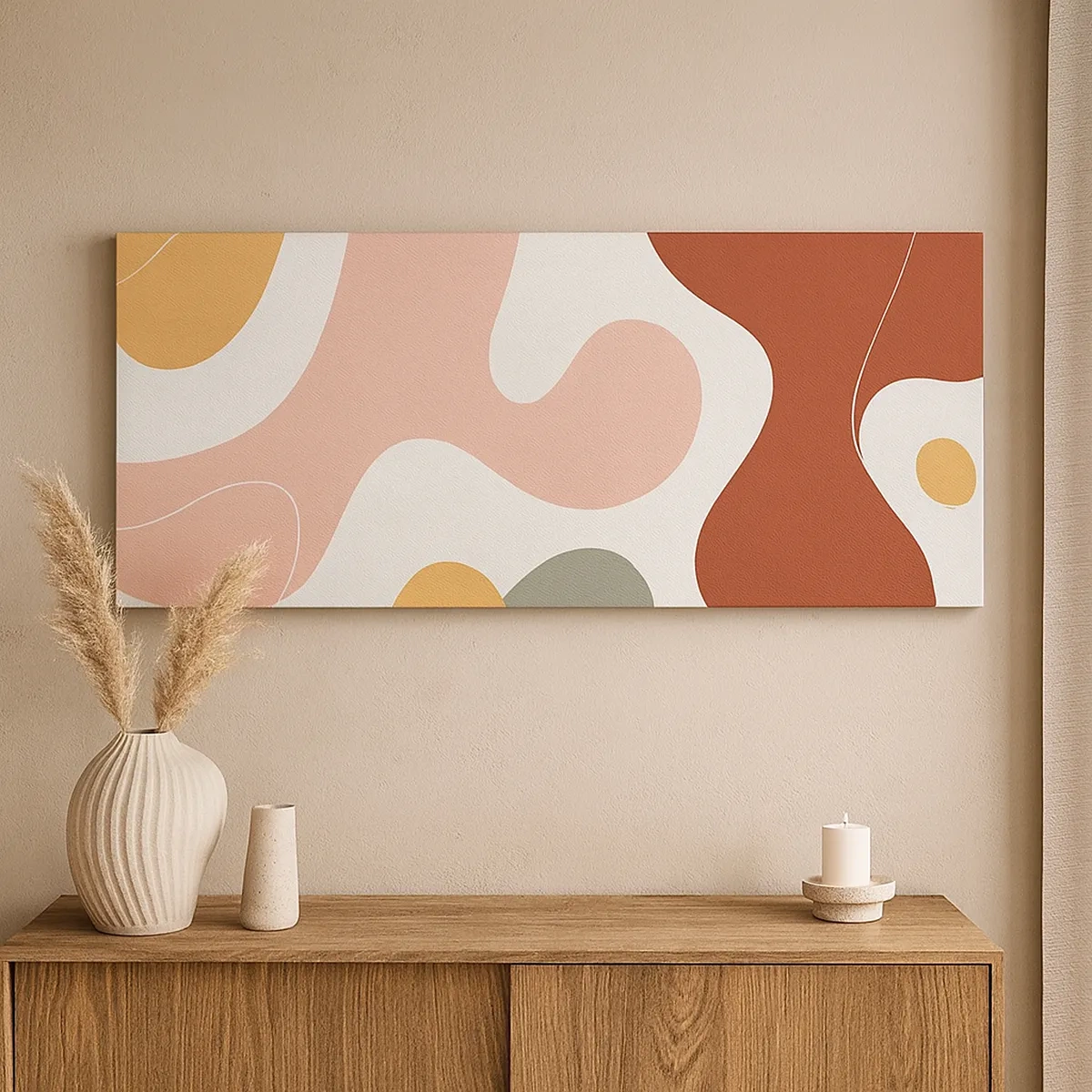 Schilderen op canvas - Kronkels of krullen? - 30x30 cm