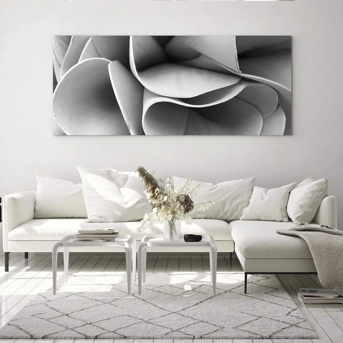 Schilderen op glas - Het gebeurt in de ruimte - 120x50 cm