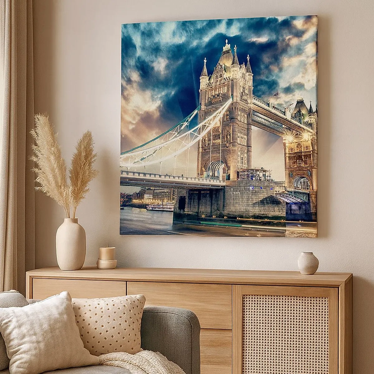 Schilderen op canvas - Victoriaans rijksmonument - 30x30 cm