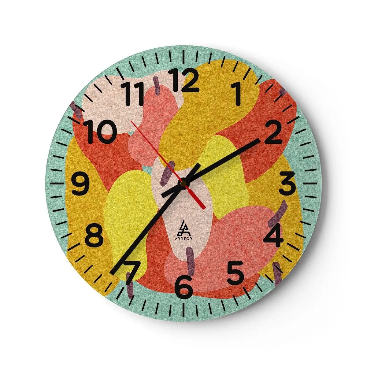 Wandklok - Klok - Probeer de zomerzon - 40x40 cm