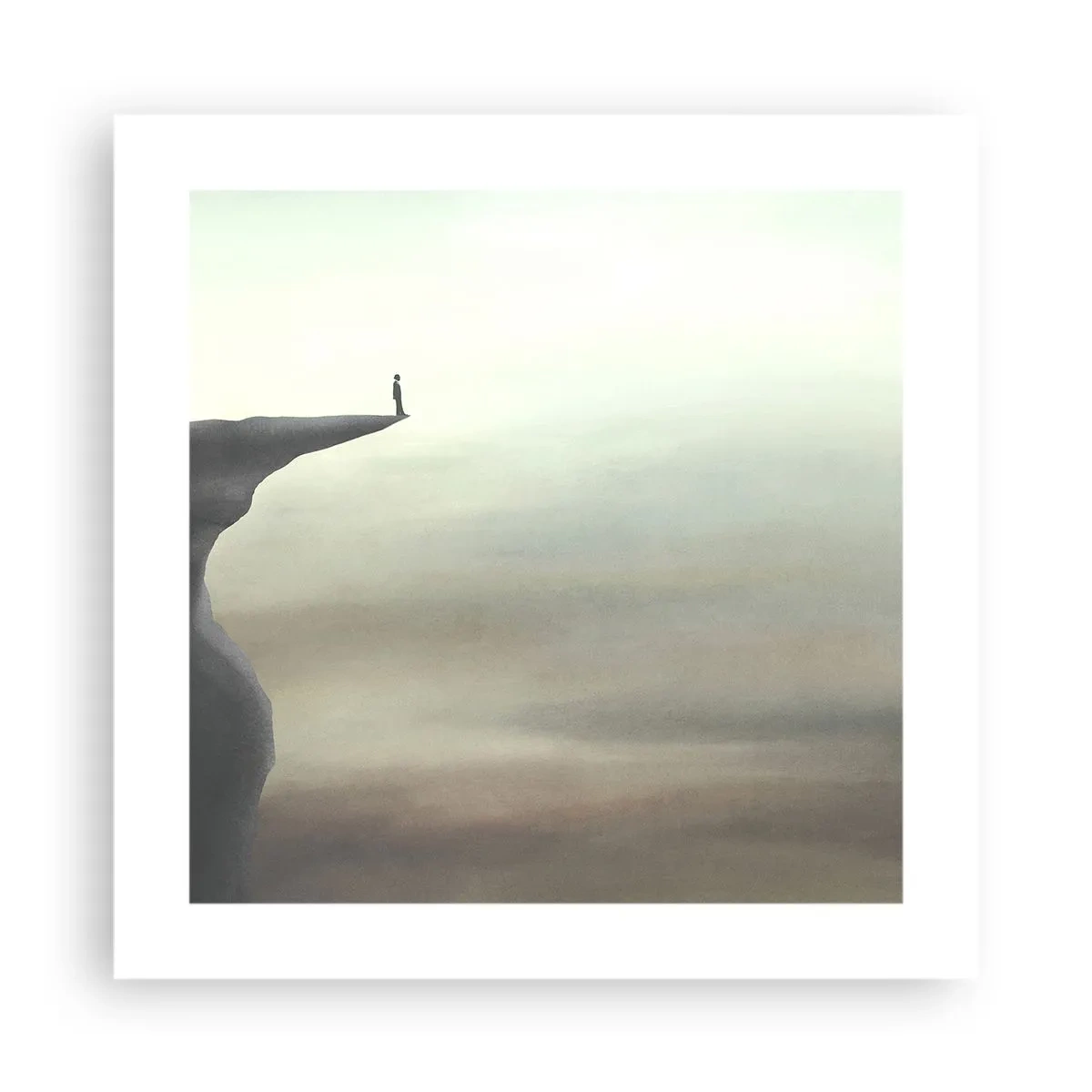 Poster - Omhoog, natuurlijk! - 40x40 cm