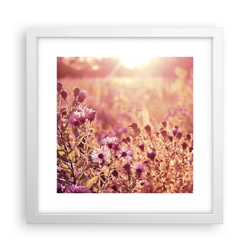 Poster in een witte lijst - Voordat de zomer voorbij is - 30x30 cm