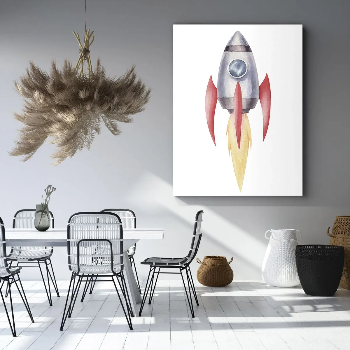 Schilderen op canvas - Hoger, sneller, verder - 65x120 cm