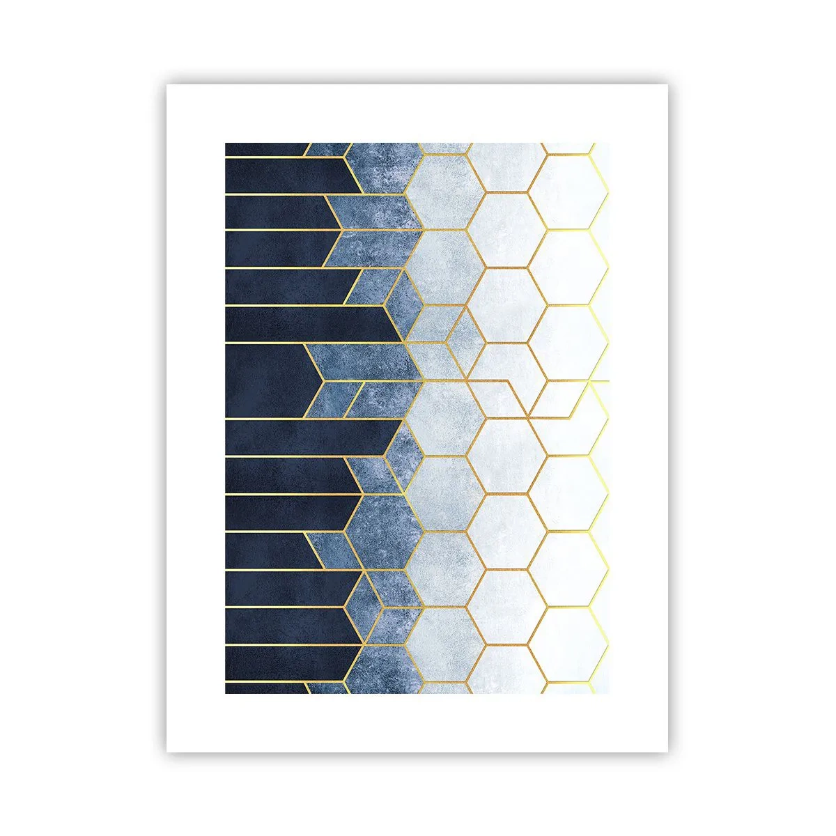 Poster - Compositie in een gesyncopeerd ritme - 30x40 cm