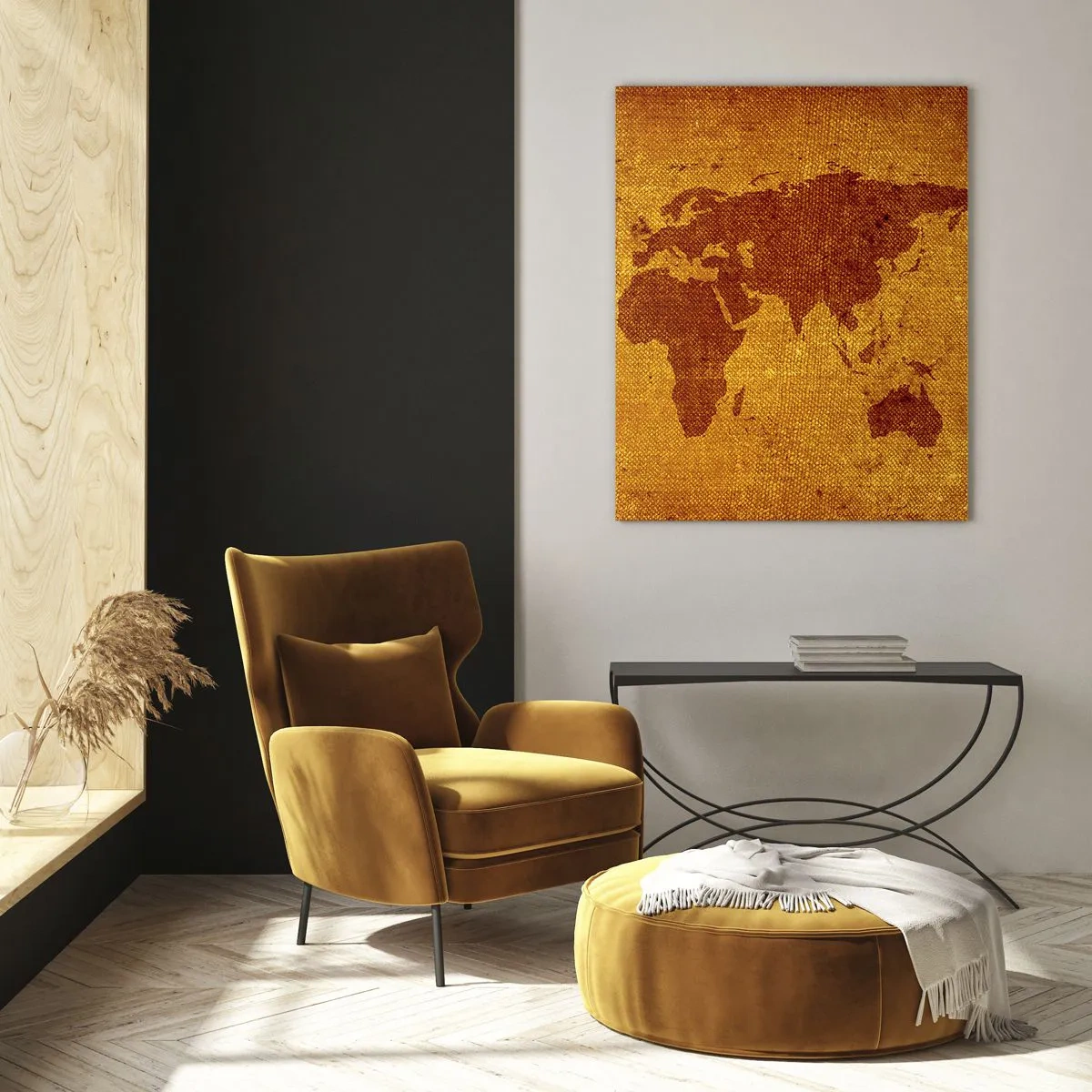 Schilderen op glas - Een uitnodiging om op reis te gaan - 50x70 cm