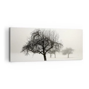 Schilderen op canvas - Winterslaap - 100x40 cm