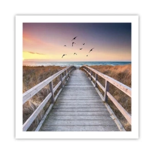 Poster - De ruimte voor opvliegen - 60x60 cm
