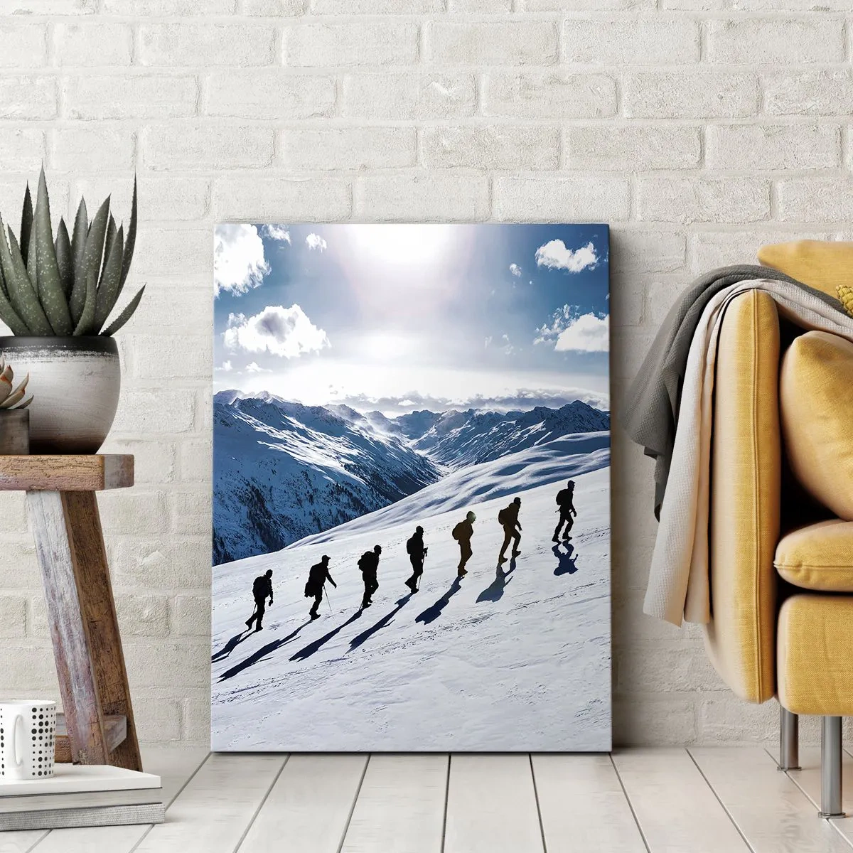 Schilderen op canvas - Het team van de veroveraars - 50x70 cm