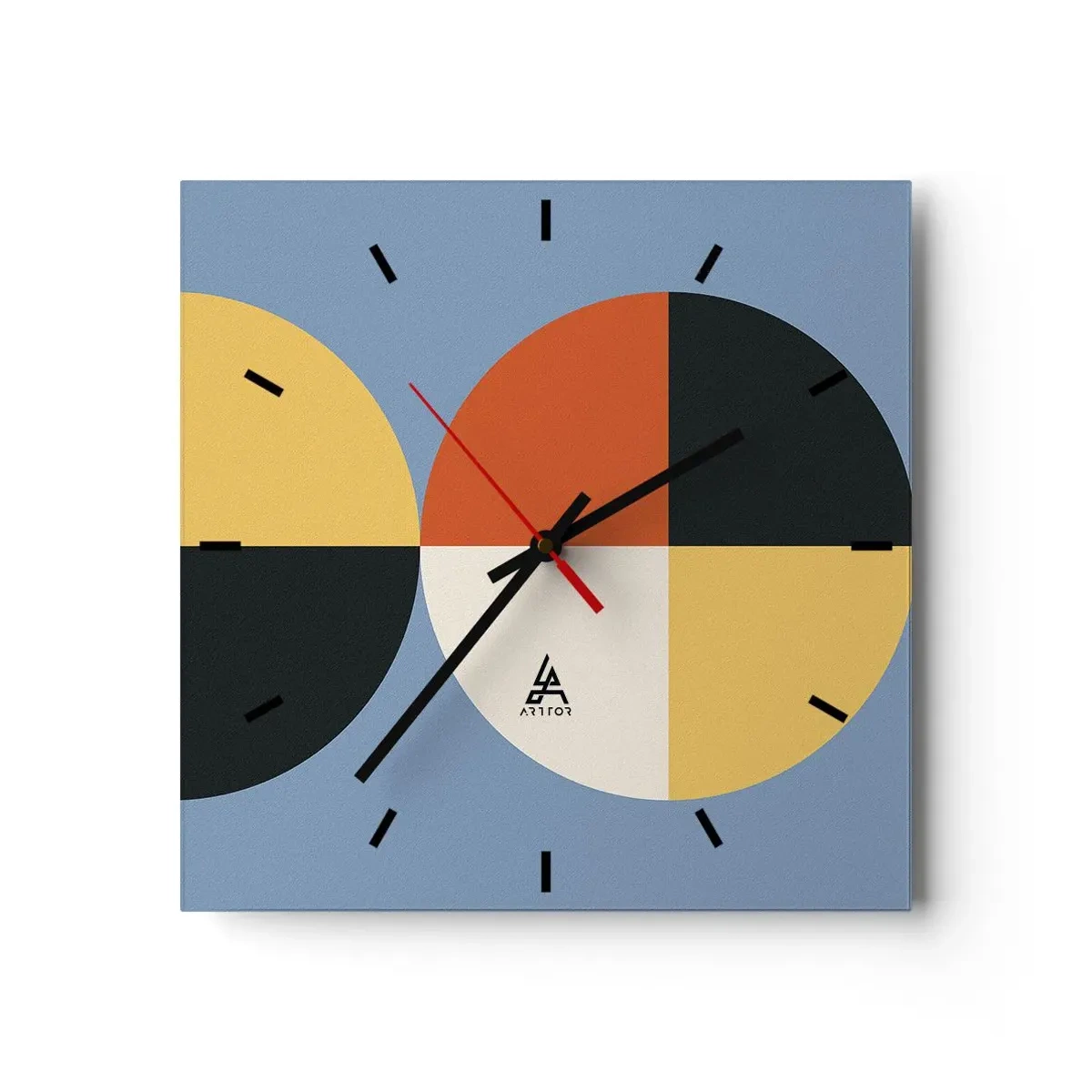Wandklok - Klok - Kijk en tel - 30x30 cm