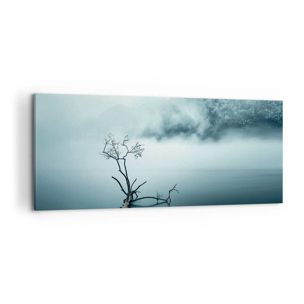 Schilderen op canvas - Van water en mist - 120x50 cm
